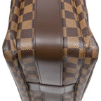 Shoulder Bag Naviglio Brown Damier Ebene
