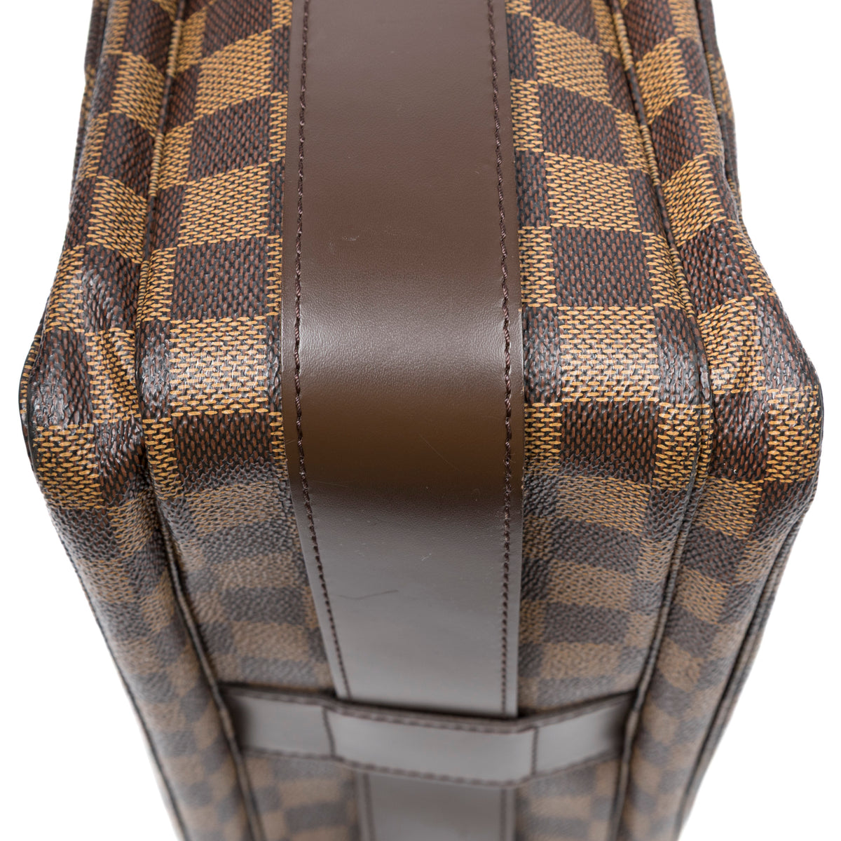Shoulder Bag Naviglio Brown Damier Ebene