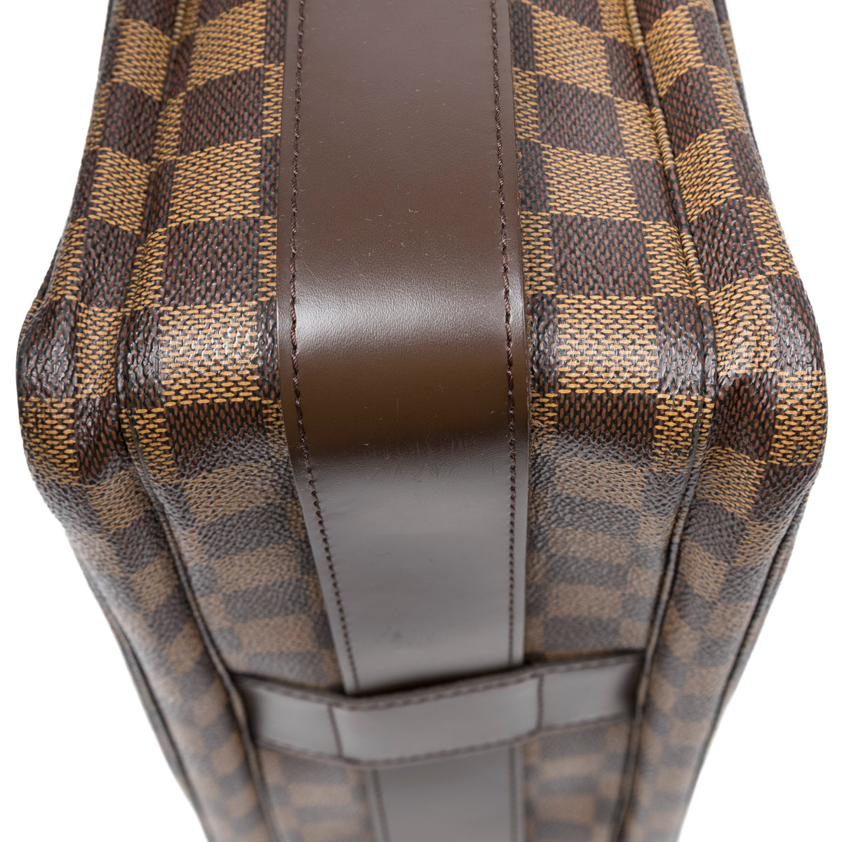 Shoulder Bag Naviglio Brown Damier Ebene