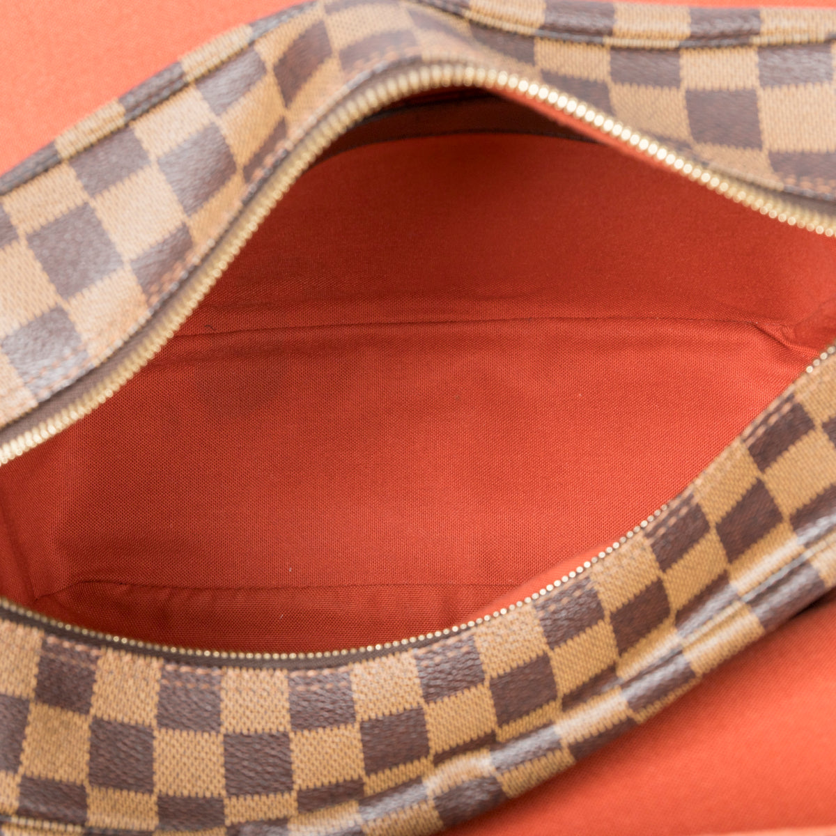 Shoulder Bag Naviglio Brown Damier Ebene