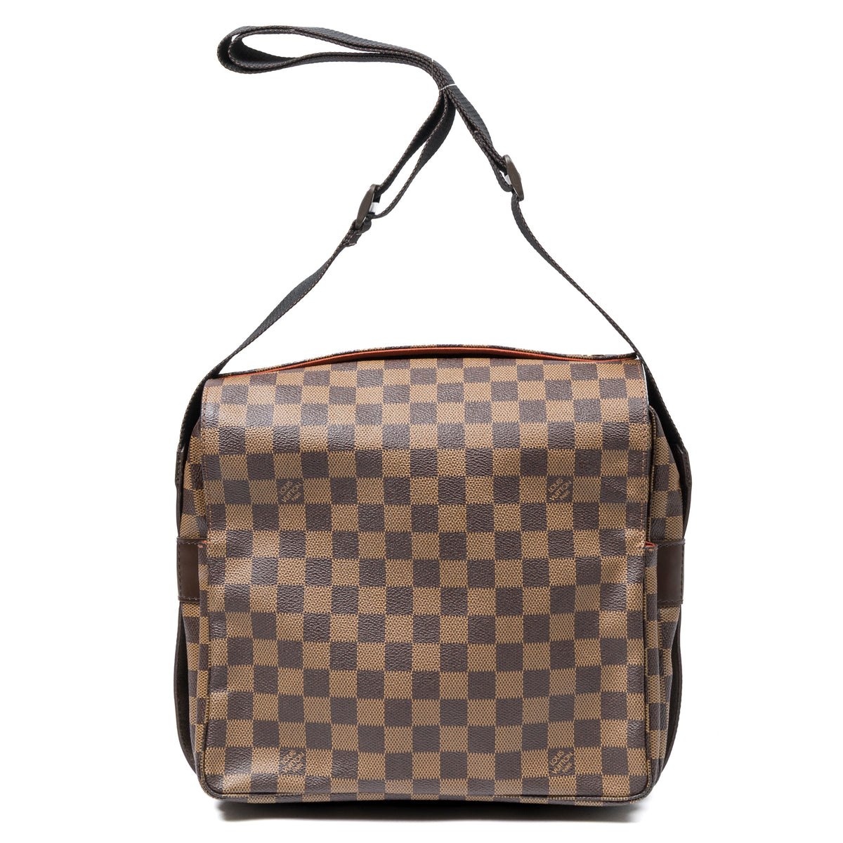 Shoulder Bag Naviglio Brown Damier Ebene