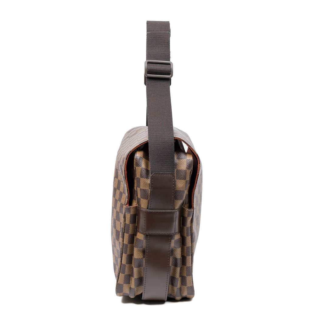 Shoulder Bag Naviglio Brown Damier Ebene