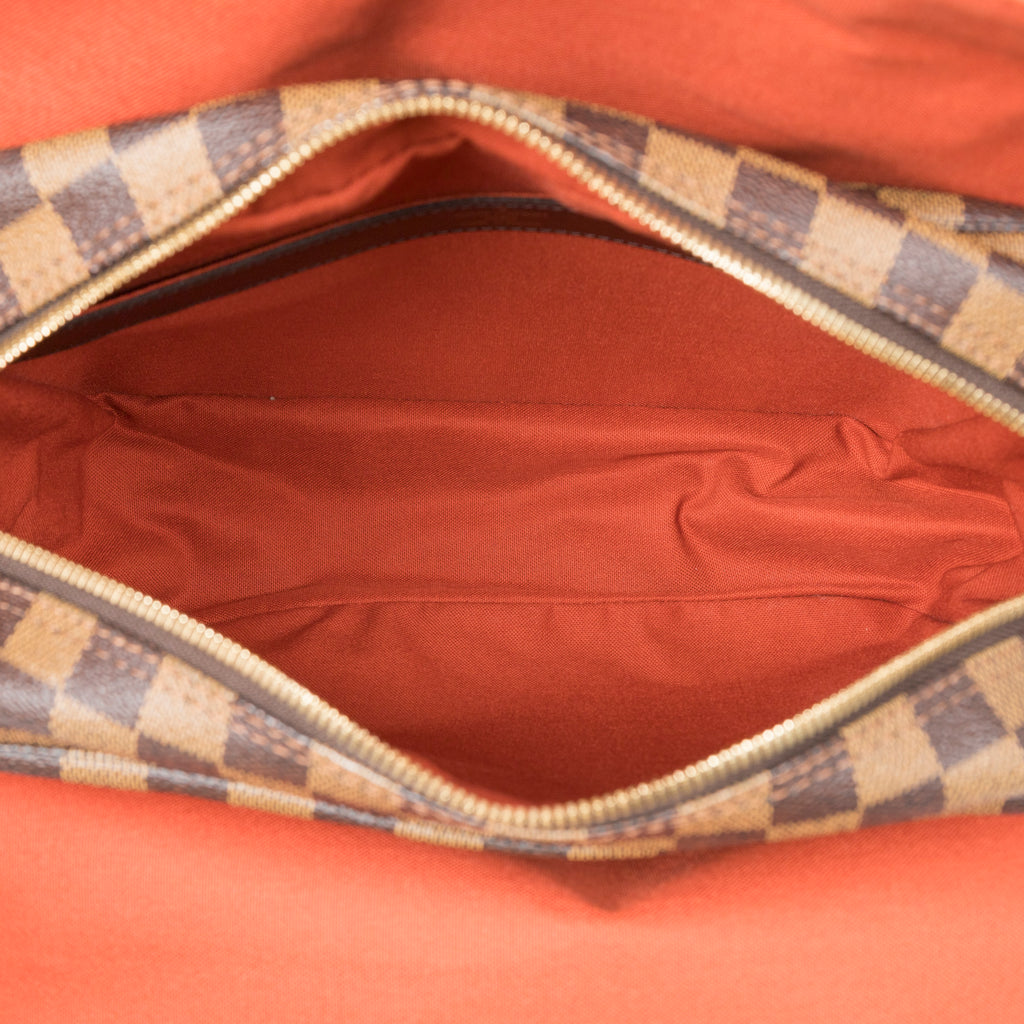 Shoulder Bag Naviglio Brown Damier Ebene
