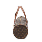 Handbag Papillon 30 Brown Monogram Canvas