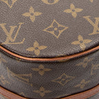 Handbag Papillon 30 Brown Monogram Canvas