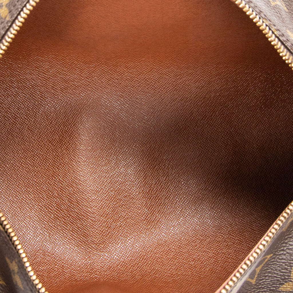 Handbag Papillon 30 Brown Monogram Canvas