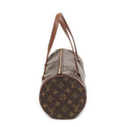 Sac à main Papillon 30 en toile Monogram marron
