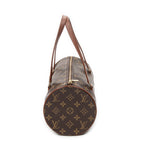 Sac à main Papillon 30 en toile Monogram marron