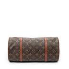 Sac à main Papillon 30 en toile Monogram marron