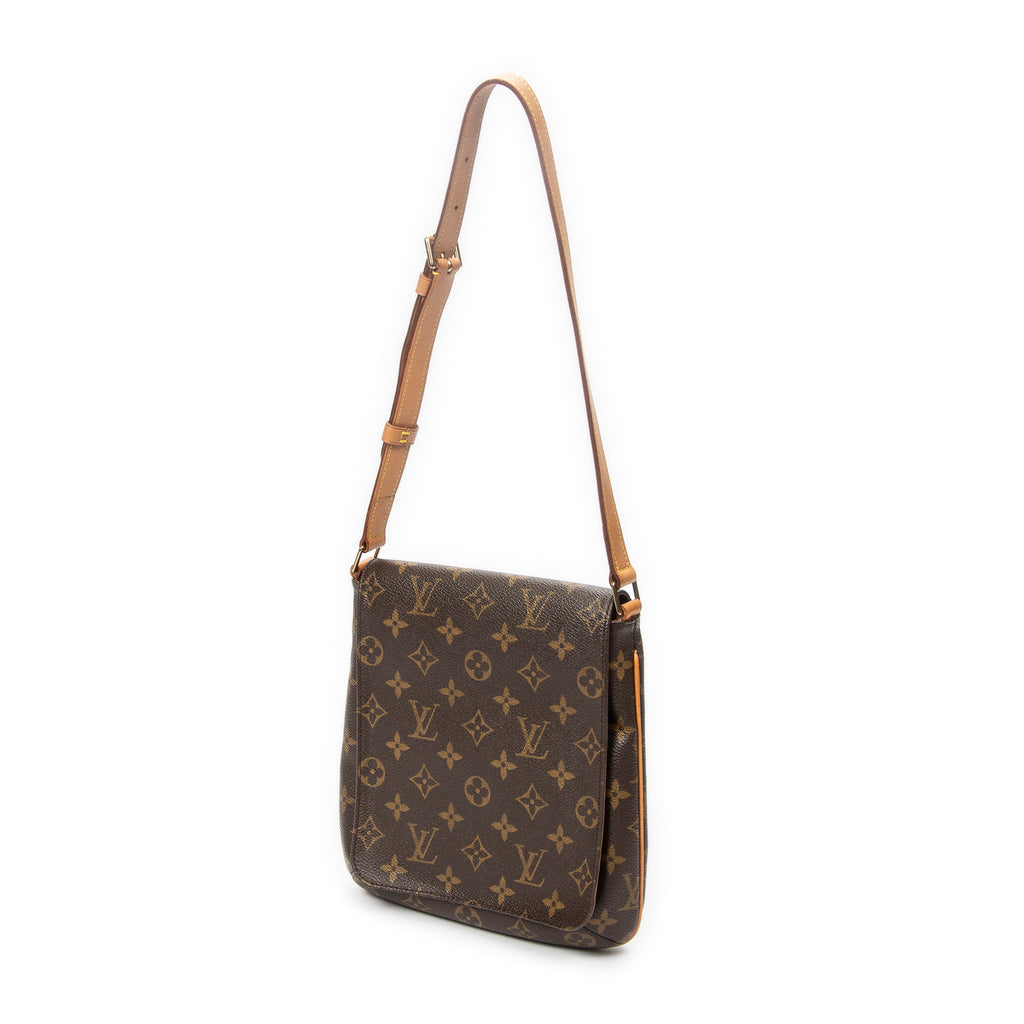 Sac Bandoulière Musette Salsa Monogram Toile Marron