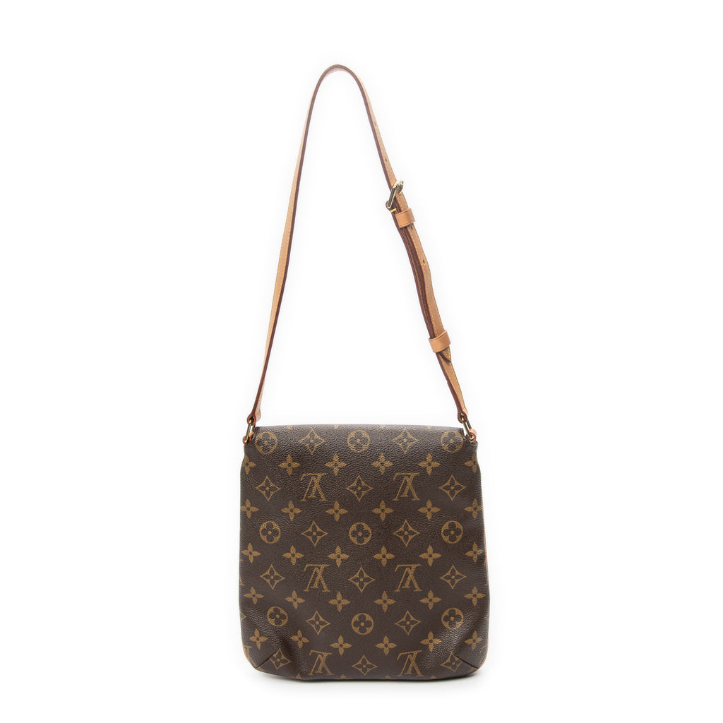 Sac Bandoulière Musette Salsa Monogram Toile Marron