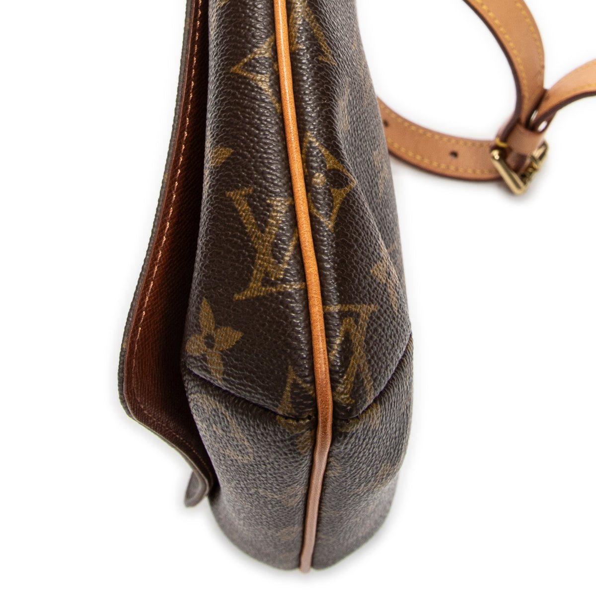 Sac Bandoulière Musette Salsa Monogram Toile Marron