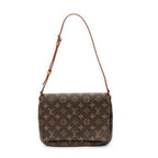 Shoulder Bag Musette Tango Brown Monogram Canvas