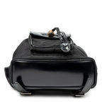 Backpack Mini Bamboo Backpack Black Nylon Canvas