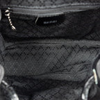 Backpack Mini Bamboo Backpack Black Nylon Canvas