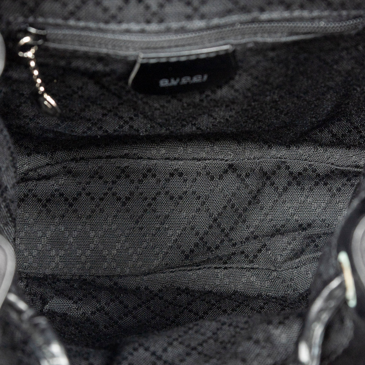 Backpack Mini Bamboo Backpack Black Nylon Canvas