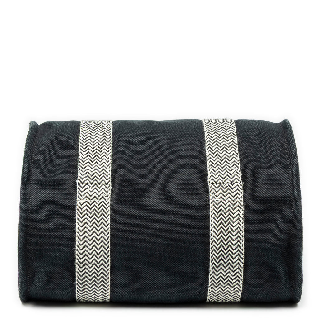 Handbag Cannes Tote PM Black Toile H Canvas