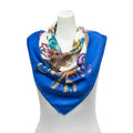 Scarf Scarf Blue 100% Twill Silk