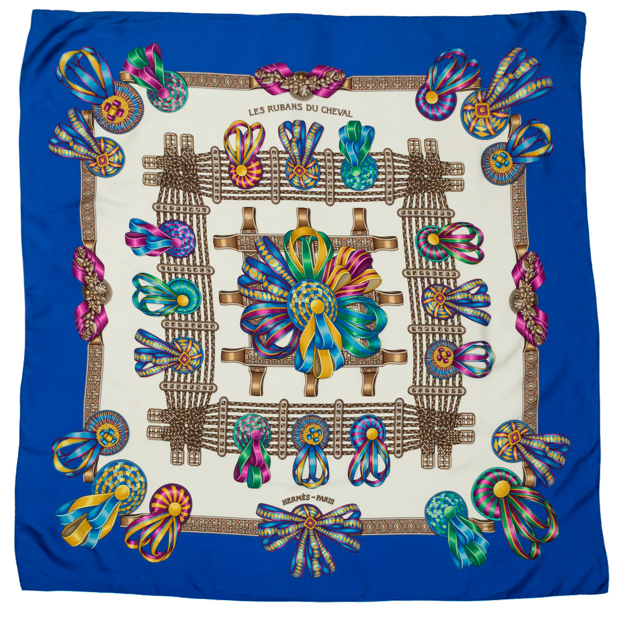 Scarf Scarf Blue 100% Twill Silk