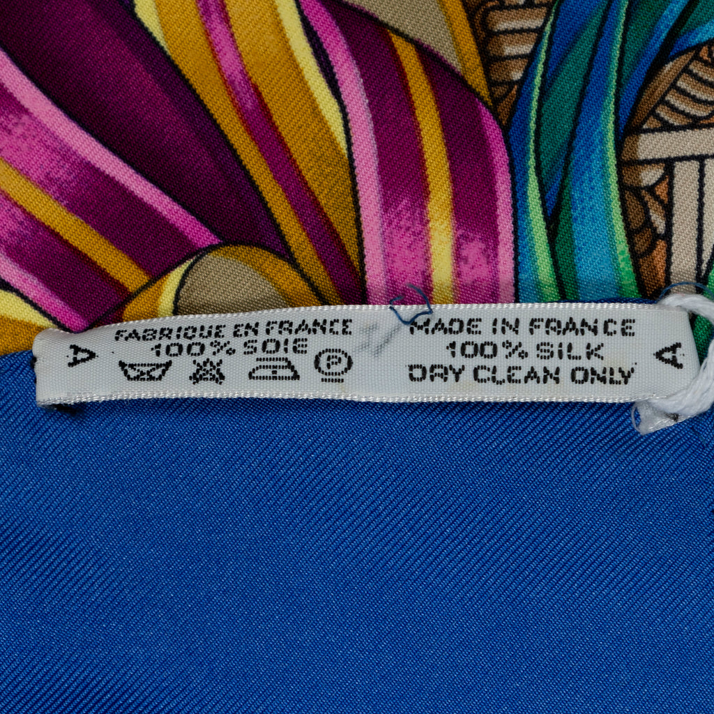Scarf Scarf Blue 100% Twill Silk