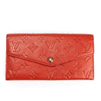Clutch Curieuse Wallet Red Monogram Empreinte