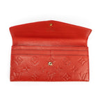 Clutch Curieuse Wallet Red Monogram Empreinte