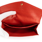 Clutch Curieuse Wallet Red Monogram Empreinte