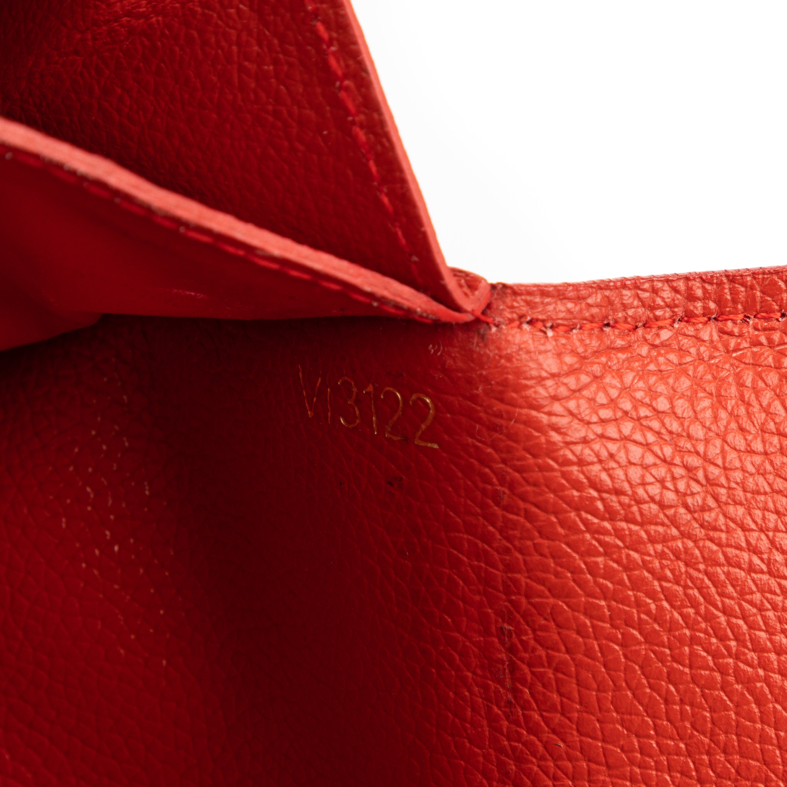 Clutch Curieuse Wallet Red Monogram Empreinte
