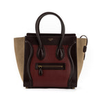 Shoulder Bag Luggage handbag M Brown Grained Leather