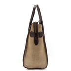 Shoulder Bag Luggage handbag M Brown Grained Leather
