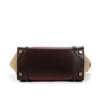 Shoulder Bag Luggage handbag M Brown Grained Leather