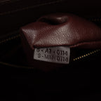 Shoulder Bag Luggage handbag M Brown Grained Leather
