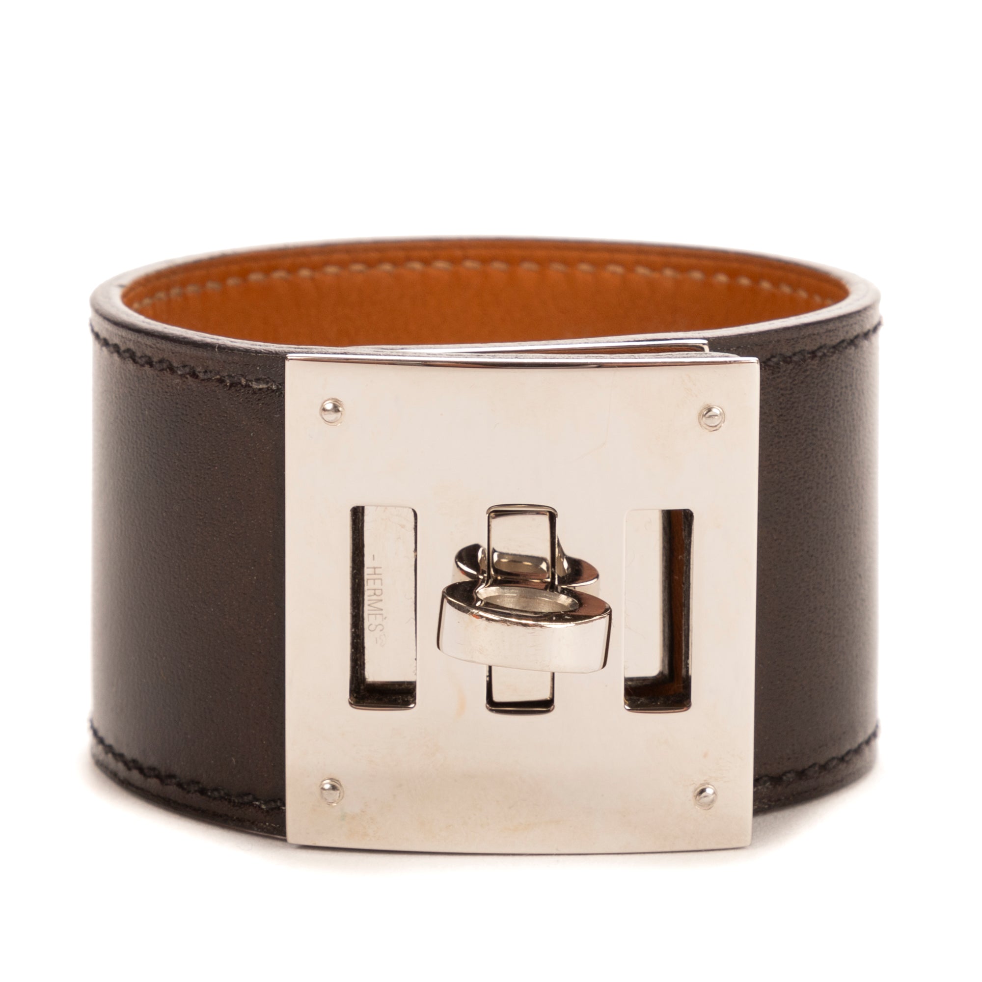 Bracelet Kelly Dog Bracelet Black Box Leather