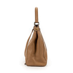 Handbag Peekaboo Beige Calfskin Leather