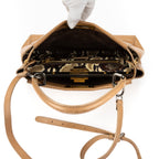 Handbag Peekaboo Beige Calfskin Leather