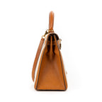 Handbag Kelly Sellier 32 Beige Toile H Canvas/Courchevel Leather