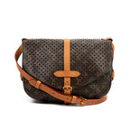 Handbag Ltd. Ed. Sofia Coppola Perforated Saumur 30 Brown Perforated Monogram Canvas