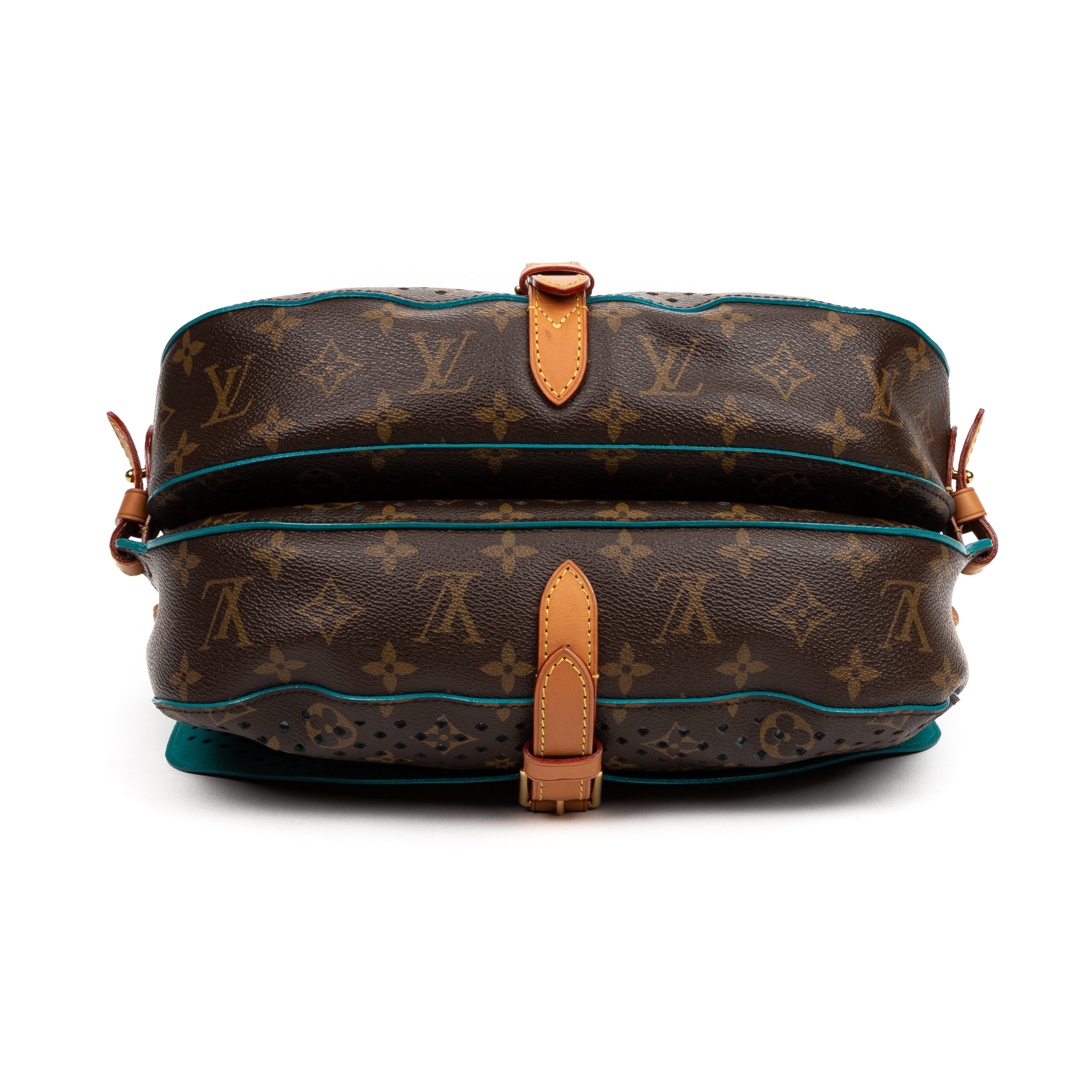 Handbag Ltd. Ed. Sofia Coppola Perforated Saumur 30 Brown Perforated Monogram Canvas