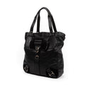 Handbag Cabas Rebelle Black Calfskin Leather