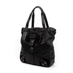 Handbag Cabas Rebelle Black Calfskin Leather