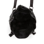 Handbag Cabas Rebelle Black Calfskin Leather