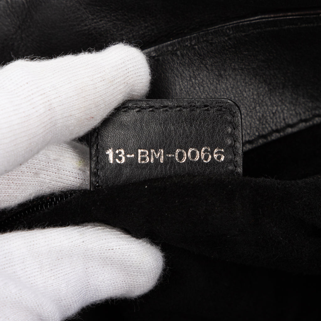Handbag Cabas Rebelle Black Calfskin Leather