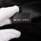 Handbag Cabas Rebelle Black Calfskin Leather
