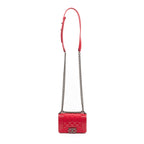 Shoulder Bag Mini Boy Mini Pink Patent Quilted Leather