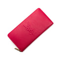 Wallet Portefeuille Pink Calfskin Leather