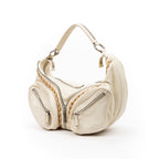 Handbag Hobo White Calfskin Vitello leather