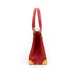 Shoulder Bag Rare Vintage Le Fabuleux Cabas Peach Calfskin Leather