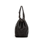 Shoulder Bag Vintage Bucket Selleria Bag Dark Brown Selleria Leather