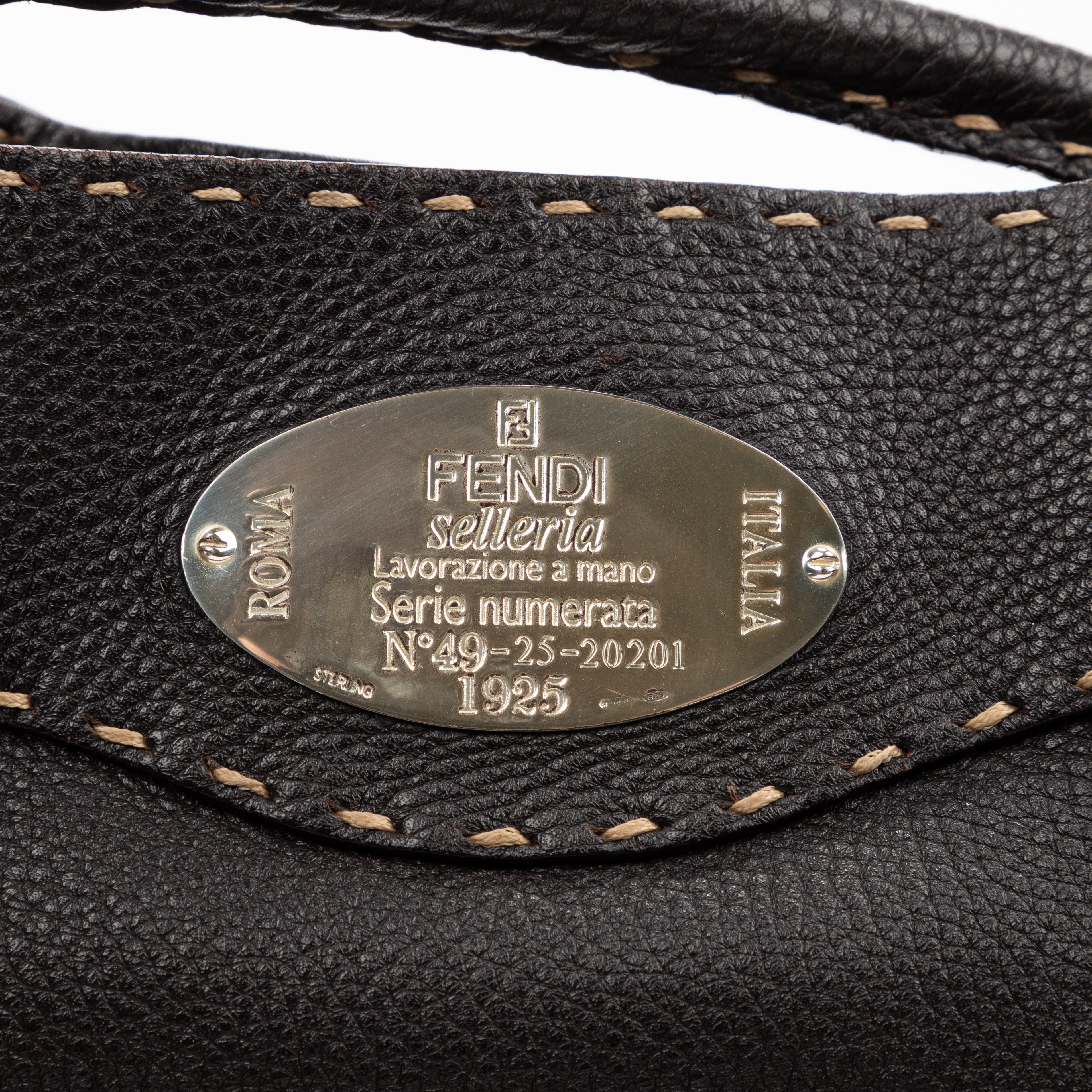 Shoulder Bag Vintage Bucket Selleria Bag Dark Brown Selleria Leather