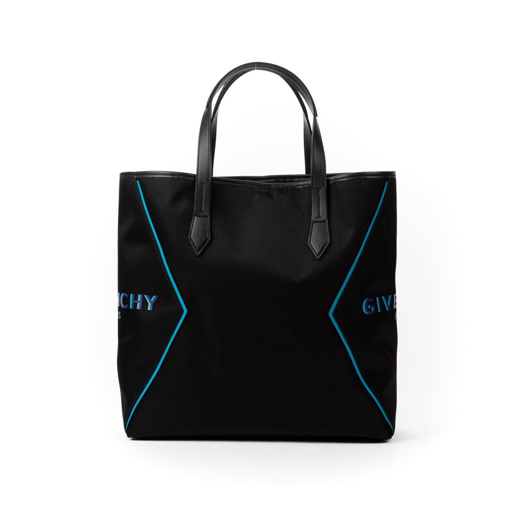 Shoulder Bag Cabas tote Black Nylon Canvas